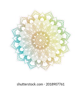 Flor Mandala ilustración vectorial