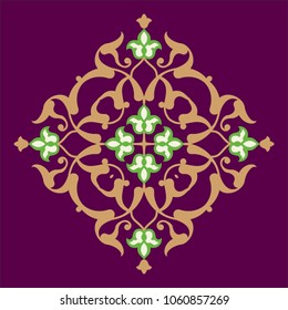 Flower Mandala. Vintage decorative elements. Oriental pattern, vector illustration.
