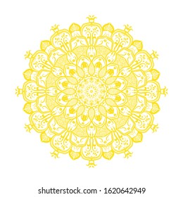 Flower Mandala. Vintage decorative elements. Oriental pattern, vector illustration. Islam, Arabic, Indian, moroccan,spain, turkish, pakistan, chinese, mystic, ottoman motifs. EPS 10.