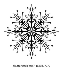Flower Mandala. Vintage decorative elements. Oriental pattern, vector illustration. Islam, Arabic, Indian, moroccan,spain, turkish, pakistan, chinese, mystic, ottoman motifs. Coloring book page