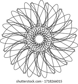 Flower Mandala. Vintage decorative elements. Oriental pattern, vector illustration. Islam, Arabic, Indian, turkish, pakistan, chinese, ottoman motifs. vector eps 10