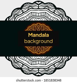 Flor Mandala. Elementos decorativos de época. boda de lujo, concepto de moda de belleza, tarjetas de fiesta de vacaciones reales. Ilustración del vector