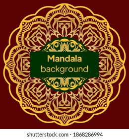 Flower Mandala. Vintage decorative elements. luxury wedding, beauty fashion concept, royal holiday party cards. Vector illustration