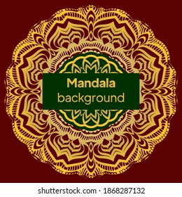 Flower Mandala. Vintage decorative elements. luxury wedding, beauty fashion concept, royal holiday party cards. Vector illustration