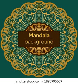 Flor Mandala. Elementos decorativos de época. Patrón oriental. Ilustración vectorial.