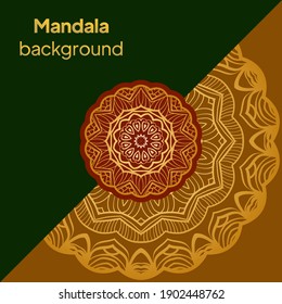 Blume Mandala. Vintage dekorative Elemente. Orientalisches Muster. Vektorgrafik.
