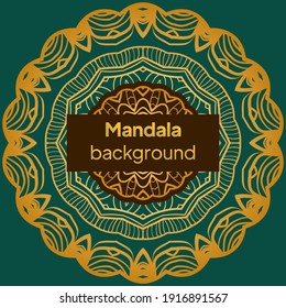 Flor Mandala. Elementos decorativos de época. Patrón oriental. Ilustración vectorial.