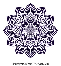 Blume Mandala. Vintage dekorative Elemente. Orientalisches Muster, Vektorgrafik. Islam, arabisch, indisch, marokkanisch, spain, türkisch, pakistanisch, chinesisch, mystisch, ottomanisch. Farbbuchseite