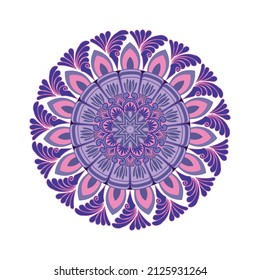 Flower Mandala. Vintage decorative elements. Oriental pattern, vector illustration. Islam, Arabic, Indian, moroccan,spain, turkish, pakista