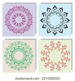 Flor Mandala. Elementos decorativos de época. Patrón oriental, ilustración vectorial. Islam, árabe, indio, marroquí, españa, turco, pakistán, chino, página del libro de Colores