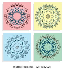 Flower Mandala. Vintage decorative elements. Oriental pattern, vector illustration. Islam, Arabic, Indian, moroccan,spain, turkish, pakistan, chinese, Coloring book page