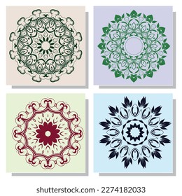 Flower Mandala. Vintage decorative elements. Oriental pattern, vector illustration. Islam, Arabic, Indian, moroccan,spain, turkish, pakistan, chinese, Coloring book page