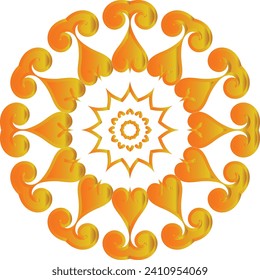 Flower Mandala. Vintage decorative elements. Oriental pattern, vector illustration. Islam, Arabic, Indian, moroccan,spain, turkish, pakistan, chinese, mystic, ottoman motifs. Coloring book page
