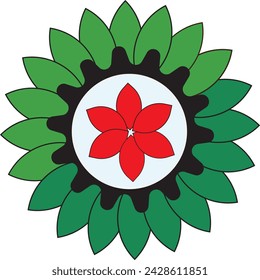 Flower Mandala. Vintage decorative elements. Oriental pattern, vector illustration. Islam, Arabic, Indian, Moroccan, Spain, Turkish, Pakistan, Chinese, mystic, and Ottoman motifs. Coloring book page