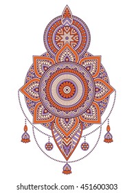Flower Mandala. Vintage decorative elements. Oriental pattern, vector illustration. Islam, Arabic, Indian, turkish, pakistan, chinese, ottoman motifs
