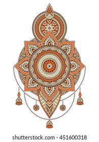 Flower Mandala. Vintage decorative elements. Oriental pattern, vector illustration. Islam, Arabic, Indian, turkish, pakistan, chinese, ottoman motifs