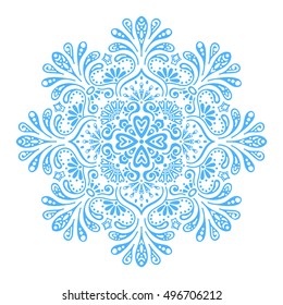 Flower Mandala. Vintage decorative elements. Oriental pattern, vector illustration. Islam, Arabic, Indian, turkish, pakistan, chinese, ottoman motifs