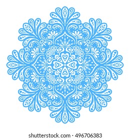 Flower Mandala. Vintage decorative elements. Oriental pattern, vector illustration. Islam, Arabic, Indian, turkish, pakistan, chinese, ottoman motifs