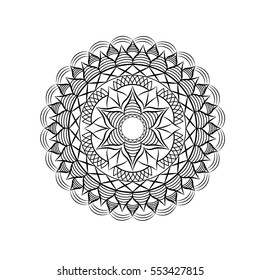 Flower Mandala. Vintage decorative elements. pattern, illustration. Islam, Arabic, Indian, turkish, pakistan, chinese. Round Ornament Pattern, vector