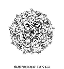 Flower Mandala. Vintage decorative elements. pattern, illustration. Islam, Arabic, Indian, turkish, pakistan, chinese. Round Ornament Pattern, vector
