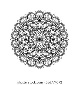 Flower Mandala. Vintage decorative elements. pattern, illustration. Islam, Arabic, Indian, turkish, pakistan, chinese. Round Ornament Pattern, vector