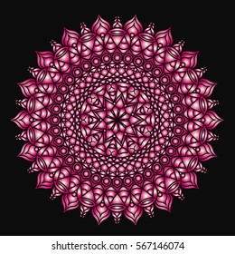 Flower Mandala . Vintage decorative elements. pattern, illustration. Islam, Arabic, Indian, turkish, pakistan, chinese. Round Ornament Pattern, vector.