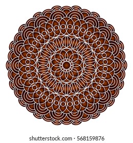 Flower Mandala . Vintage decorative elements. pattern, illustration. Islam, Arabic, Indian, turkish, pakistan, chinese. Round Ornament Pattern, vector.