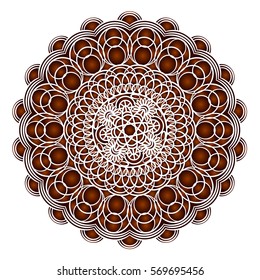 Flower Mandala . Vintage decorative elements. pattern, illustration. Islam, Arabic, Indian, turkish, pakistan, chinese. Round Ornament Pattern, vector.