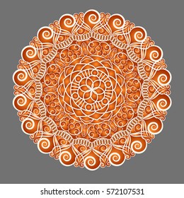 Flower Mandala . Vintage decorative elements. pattern, illustration. Islam, Arabic, Indian, turkish, pakistan, chinese. Round Ornament Pattern, vector.