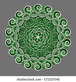Flower Mandala . Vintage decorative elements. pattern, illustration. Islam, Arabic, Indian, turkish, pakistan, chinese. Round Ornament Pattern, vector.