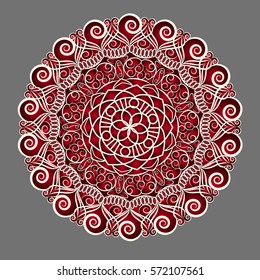 Flower Mandala . Vintage decorative elements. pattern, illustration. Islam, Arabic, Indian, turkish, pakistan, chinese. Round Ornament Pattern, vector.