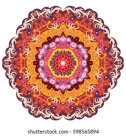 Flower Mandala Vintage decorative elements. Oriental pattern, vector illustration ottoman motifs stock vector