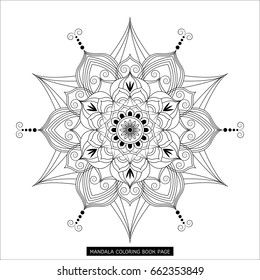 Flower Mandala. Vintage decorative elements. Oriental pattern, vector illustration. Islam, Arabic, Indian, spain, turkish, pakistan, chinese,ottoman motifs.