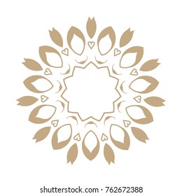 Flower Mandala. Vintage decorative elements. Oriental pattern, vector illustration. Islam, Arabic, Indian, moroccan,spain, turkish, pakistan, chinese, mystic, ottoman motifs.