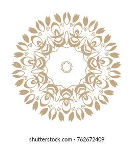 Flower Mandala. Vintage decorative elements. Oriental pattern, vector illustration. Islam, Arabic, Indian, moroccan,spain, turkish, pakistan, chinese, mystic, ottoman motifs.