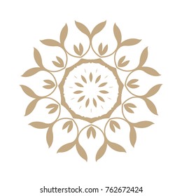 Flower Mandala. Vintage decorative elements. Oriental pattern, vector illustration. Islam, Arabic, Indian, moroccan,spain, turkish, pakistan, chinese, mystic, ottoman motifs.