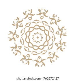 Flower Mandala. Vintage decorative elements. Oriental pattern, vector illustration. Islam, Arabic, Indian, moroccan,spain, turkish, pakistan, chinese, mystic, ottoman motifs.