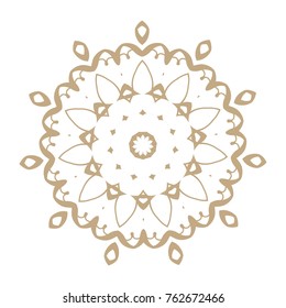 Flower Mandala. Vintage decorative elements. Oriental pattern, vector illustration. Islam, Arabic, Indian, moroccan,spain, turkish, pakistan, chinese, mystic, ottoman motifs.