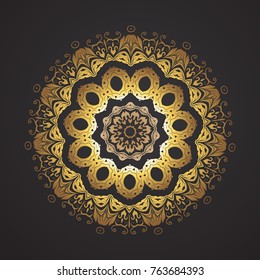 Flower Mandala. Vintage decorative elements. Oriental pattern, vector illustration. Islam, Arabic, Indian, moroccan,spain, turkish, pakistan, chinese, mystic, ottoman motifs.