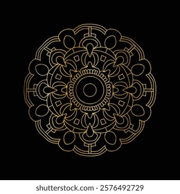 Flower Mandala Vintage decorative pattern 