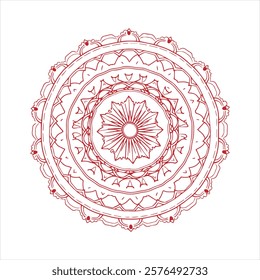 Flower Mandala Vintage decorative pattern 