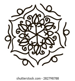 Flower mandala for your design