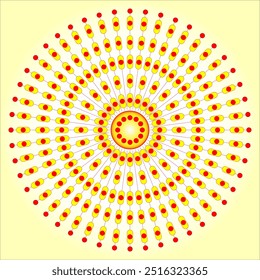 Flower Mandalas Vector Graphics. Flower background. Vector illustration EPS 10 File. 