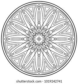 Flower Mandalas. Vintage decorative elements. Oriental pattern, vector illustration. Islam, Arabic, Indian, turkish pakistan chinese ottoman motifs