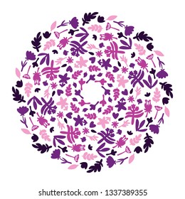 Flower Mandalas. Vintage decorative elements. Doodle pattern, vector illustration. Islam, Arabic, Indian, turkish, pakistan, chinese, ottoman motifs