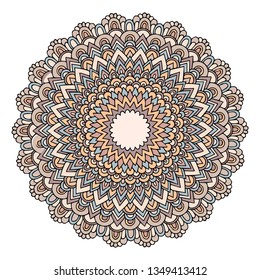 Flower Mandalas. Vintage decorative elements. Oriental pattern, vector illustration. Islam, Arabic, Indian, turkish, pakistan, chinese, ottoman motifs