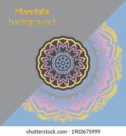 Flower Mandalas. Vintage decorative elements. Vector illustration