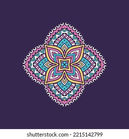 Flower Mandalas. Vintage decorative elements. Oriental pattern, vector illustration. Islam, Arabic, Indian, Turkish, Pakistan, Chinese, ottoman motifs