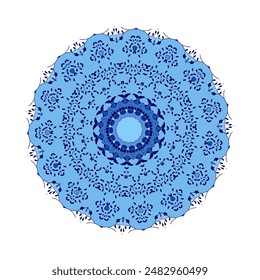 Flower Mandalas. Vintage decorative elements. Oriental pattern, vector illustration. Islam, Arabic, Indian, turkish pakistan chinese ottoman motifs