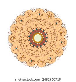 Flower Mandalas. Vintage decorative elements. Oriental pattern, vector illustration. Islam, Arabic, Indian, turkish pakistan chinese ottoman motifs